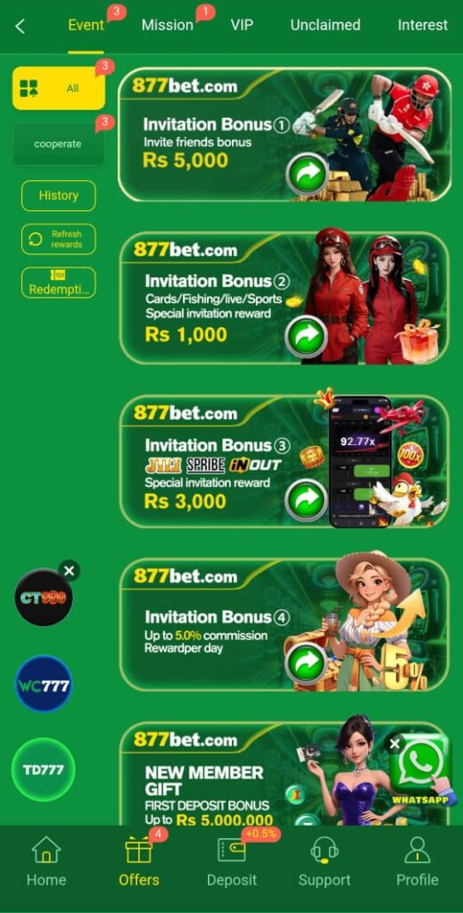 877BET Game Official Image