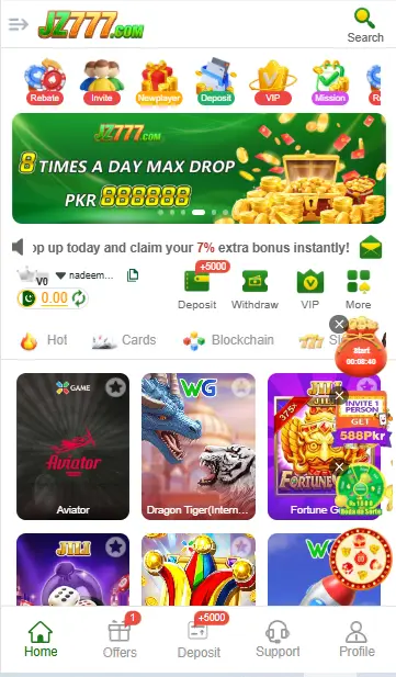 jz777 game app interface 