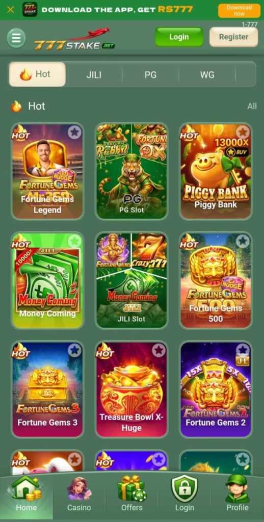 777Stake Game Official Image