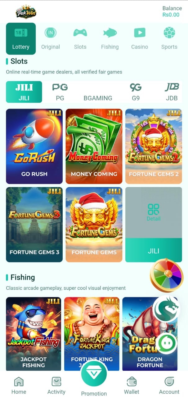 PAKWin Game Official Image