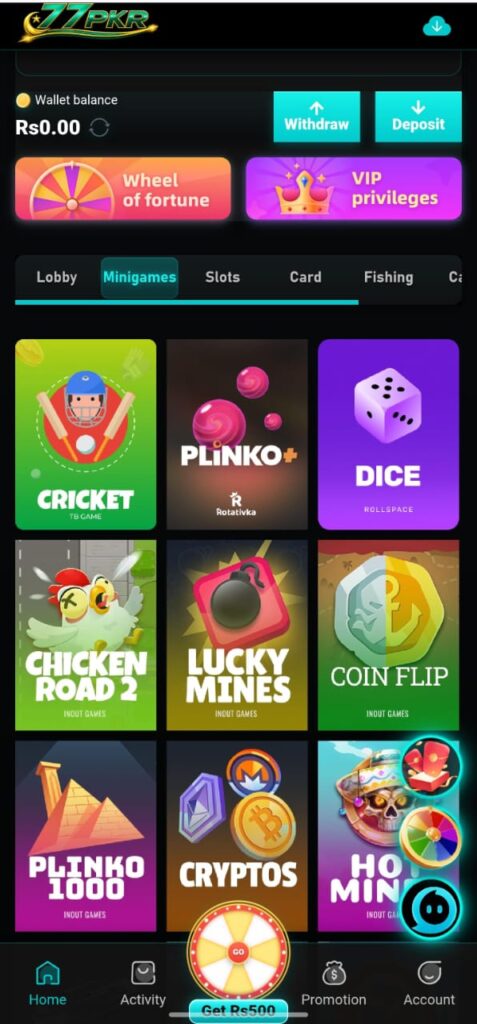 77PKR Game Official Image