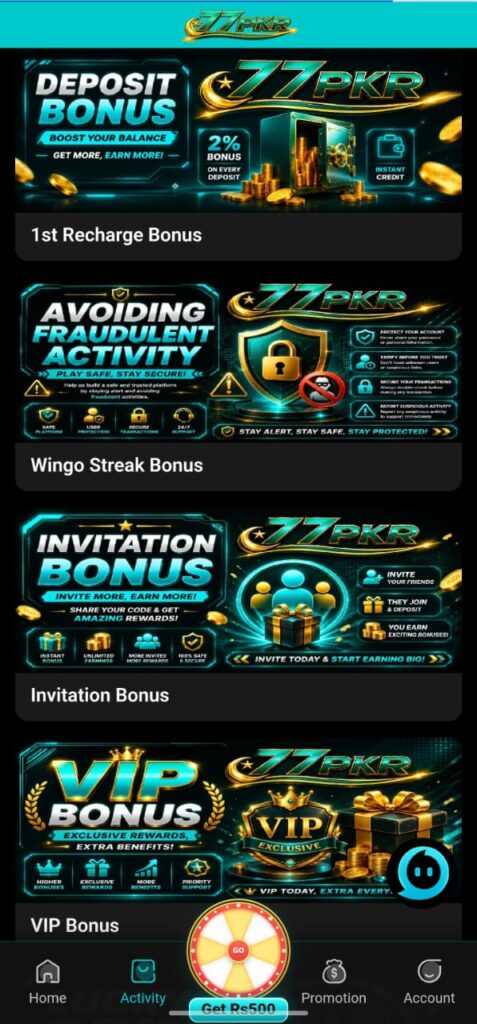 77PKR Game Official Image