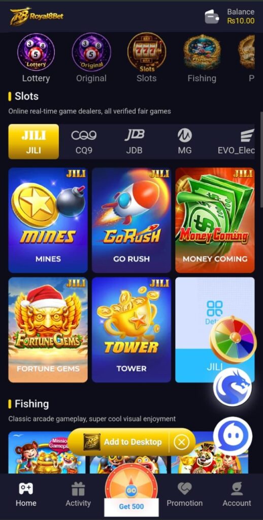 Royal8bet game official Image