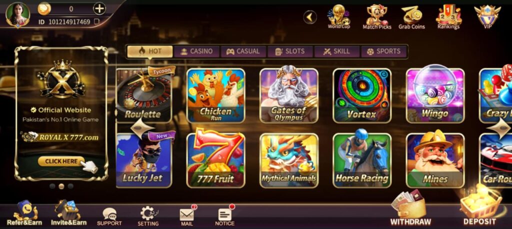 RoyalX777 Game Official Image